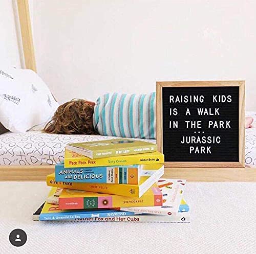 Hiflyer Felt Board Felt Letter Board  10 x 10 inch Message Board Word Board Letter Board Sign Bulletin Board Letters  Pregnancy Announcements Baby Announcement Sign  Valentines Day Gifts for Her Letterboard - Image 4